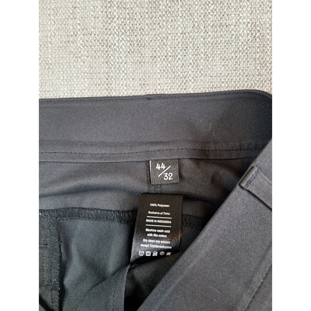 Public Rec Pants Mens 44x32 Black Dealmaker Chino Performance 5 Pocket Golf - Picture 8 of 8
